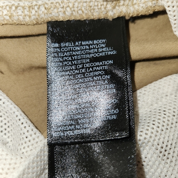 The North Face Men's Khaki Pants Size 38 Long Zip Leg Pocket Inner Waist Tie - Picture 8 of 15